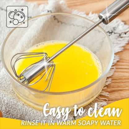 🔥Stainless Steel Semi-Automatic Whisk